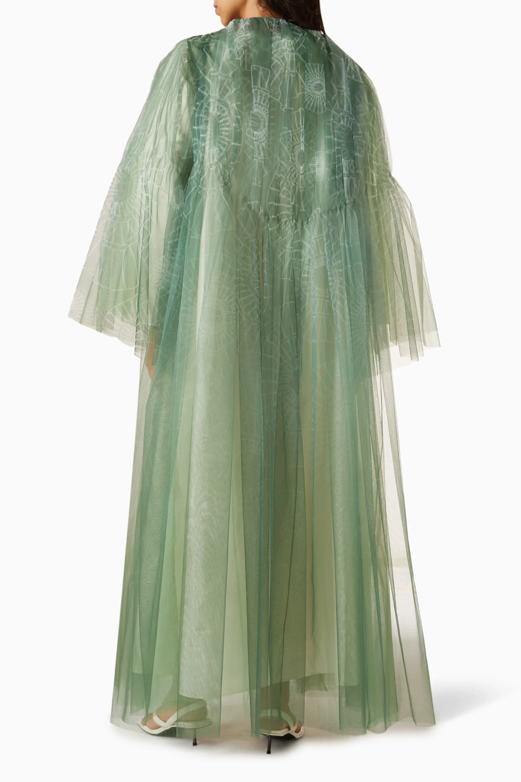 فستان وعباية بكشكش - الصورة 2