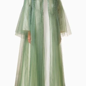 فستان وعباية بكشكش