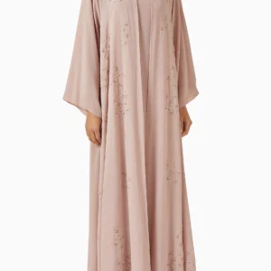 طقم عباية مطرز بالخرز