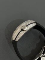 ⁦ساعة Franck Muller رجالي – جلد أسود بإطار مرصع بالألماس وماكينة سويسرية⁩ - الصورة ⁦5⁩