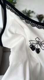 ⁦بجاما قطن ناعم ثلاث قطع مع حمالات صدر خامة ممتازة⁩ - الصورة ⁦11⁩